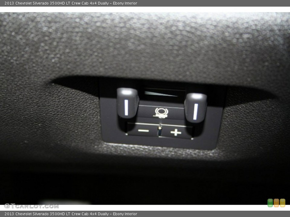 Ebony Interior Controls for the 2013 Chevrolet Silverado 3500HD LT Crew Cab 4x4 Dually #71078677