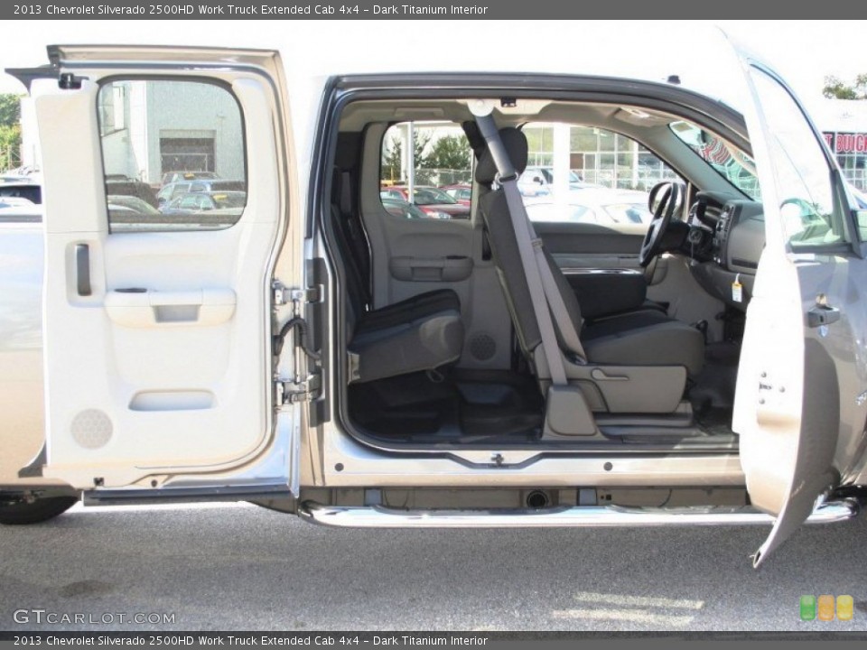 Dark Titanium Interior Photo for the 2013 Chevrolet Silverado 2500HD Work Truck Extended Cab 4x4 #71079079