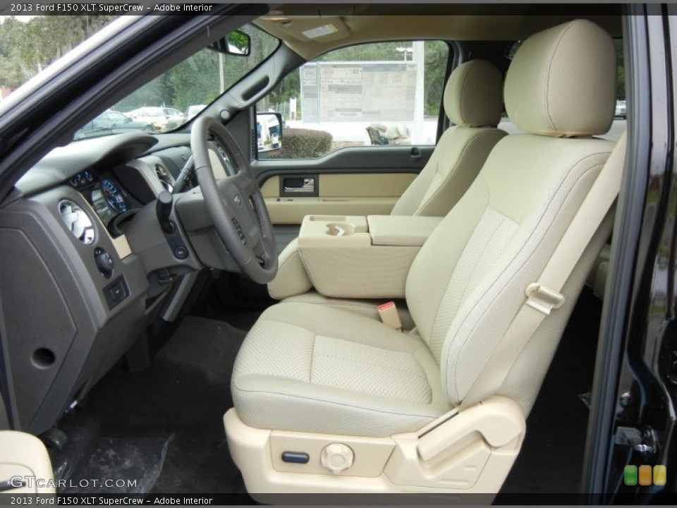 Adobe Interior Front Seat for the 2013 Ford F150 XLT SuperCrew #71079130