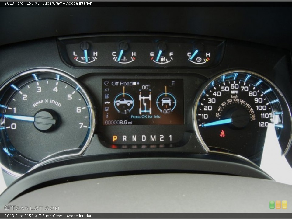 Adobe Interior Gauges for the 2013 Ford F150 XLT SuperCrew #71079157