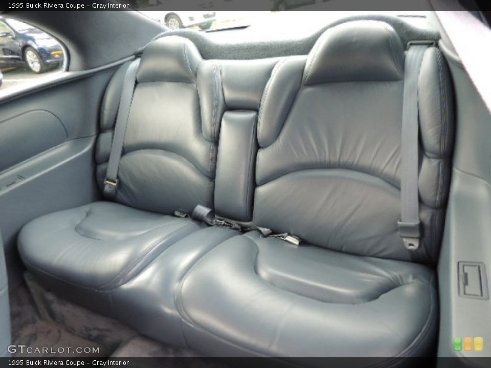 Gray Interior Rear Seat for the 1995 Buick Riviera Coupe #71079299