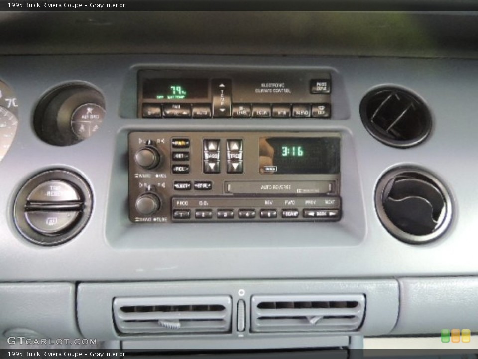 Gray Interior Controls for the 1995 Buick Riviera Coupe #71079304