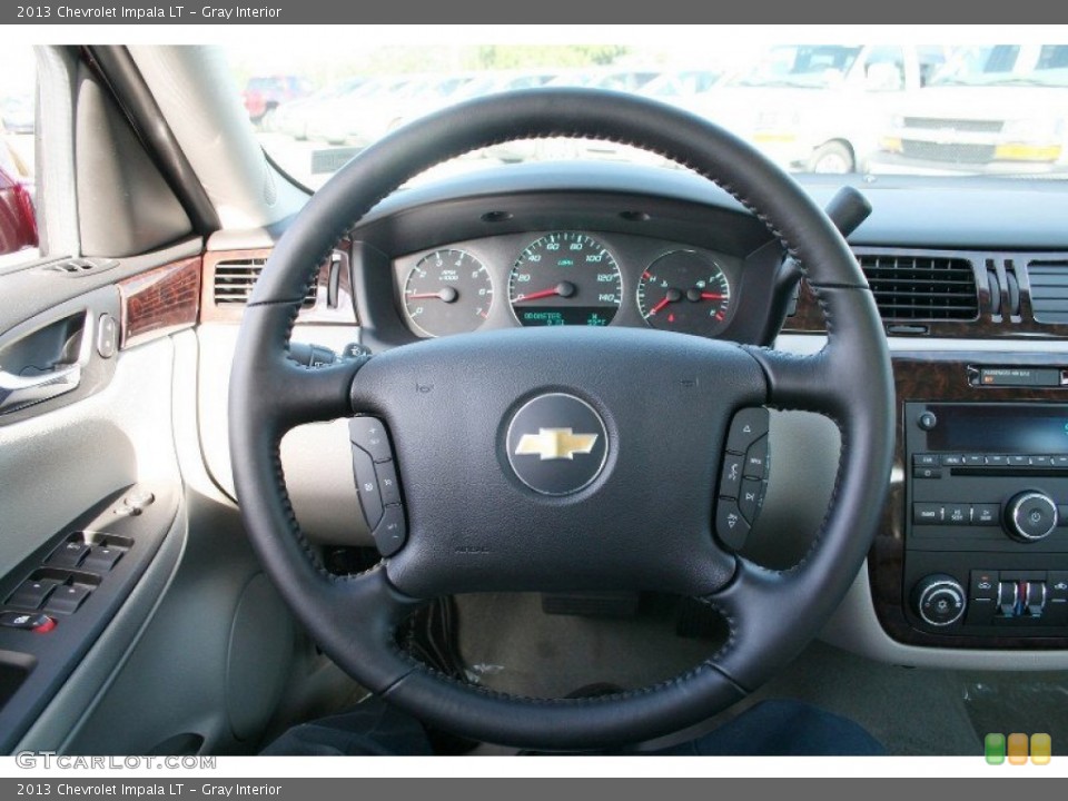 Gray Interior Steering Wheel for the 2013 Chevrolet Impala LT #71079358