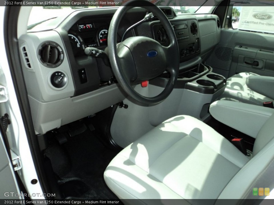 Medium Flint Interior Photo for the 2012 Ford E Series Van E250 Extended Cargo #71079484