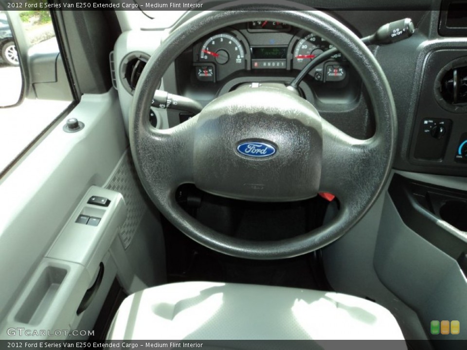 Medium Flint Interior Steering Wheel for the 2012 Ford E Series Van E250 Extended Cargo #71079553