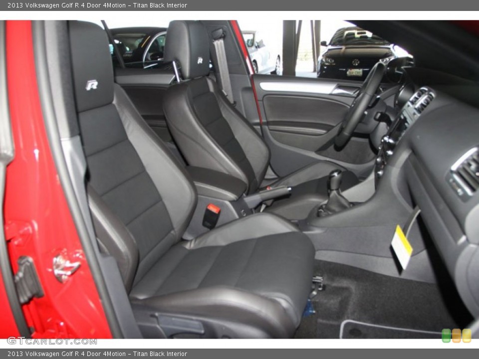 Titan Black Interior Photo for the 2013 Volkswagen Golf R 4 Door 4Motion #71080390