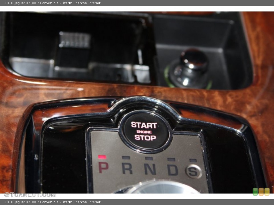 Warm Charcoal Interior Controls for the 2010 Jaguar XK XKR Convertible #71082013