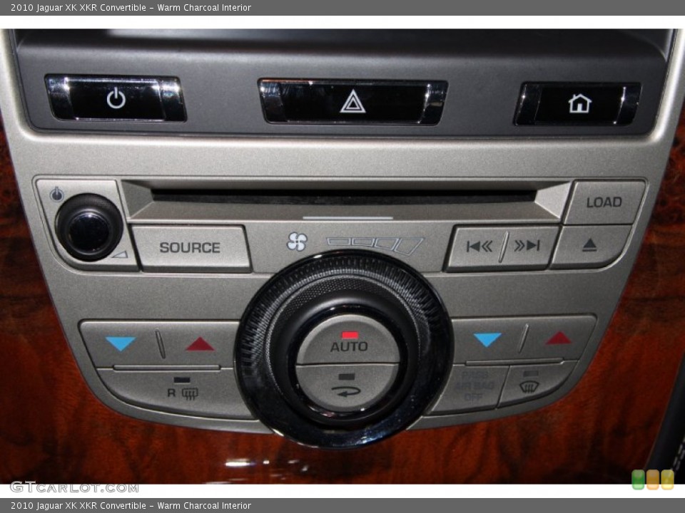 Warm Charcoal Interior Controls for the 2010 Jaguar XK XKR Convertible #71082040