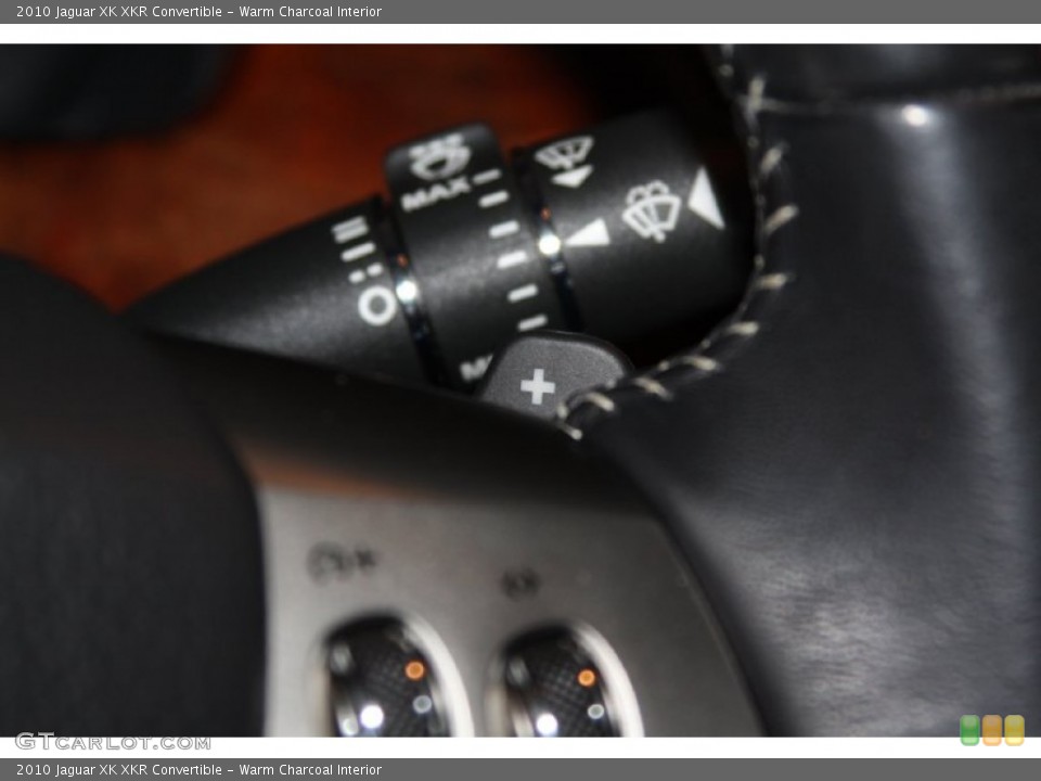 Warm Charcoal Interior Controls for the 2010 Jaguar XK XKR Convertible #71082157