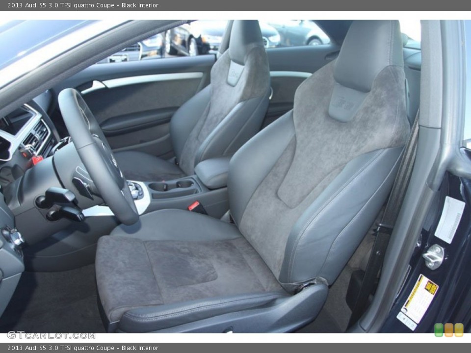 Black Interior Front Seat for the 2013 Audi S5 3.0 TFSI quattro Coupe #71082919