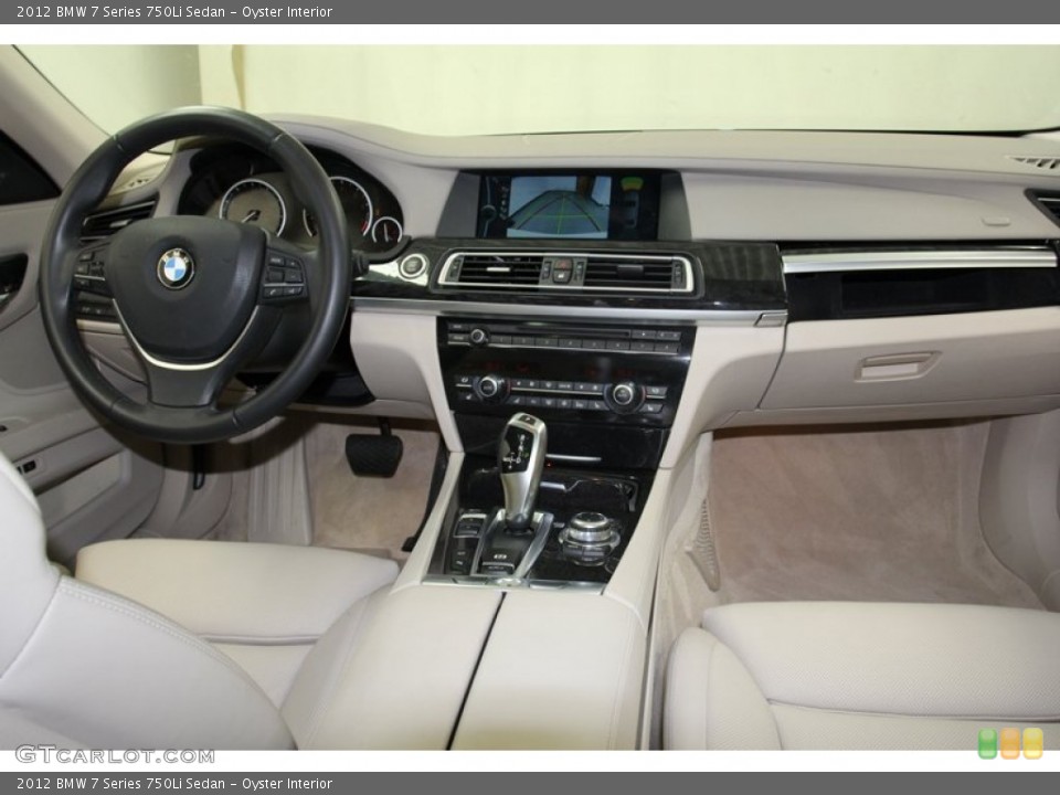 Oyster Interior Dashboard for the 2012 BMW 7 Series 750Li Sedan #71082970