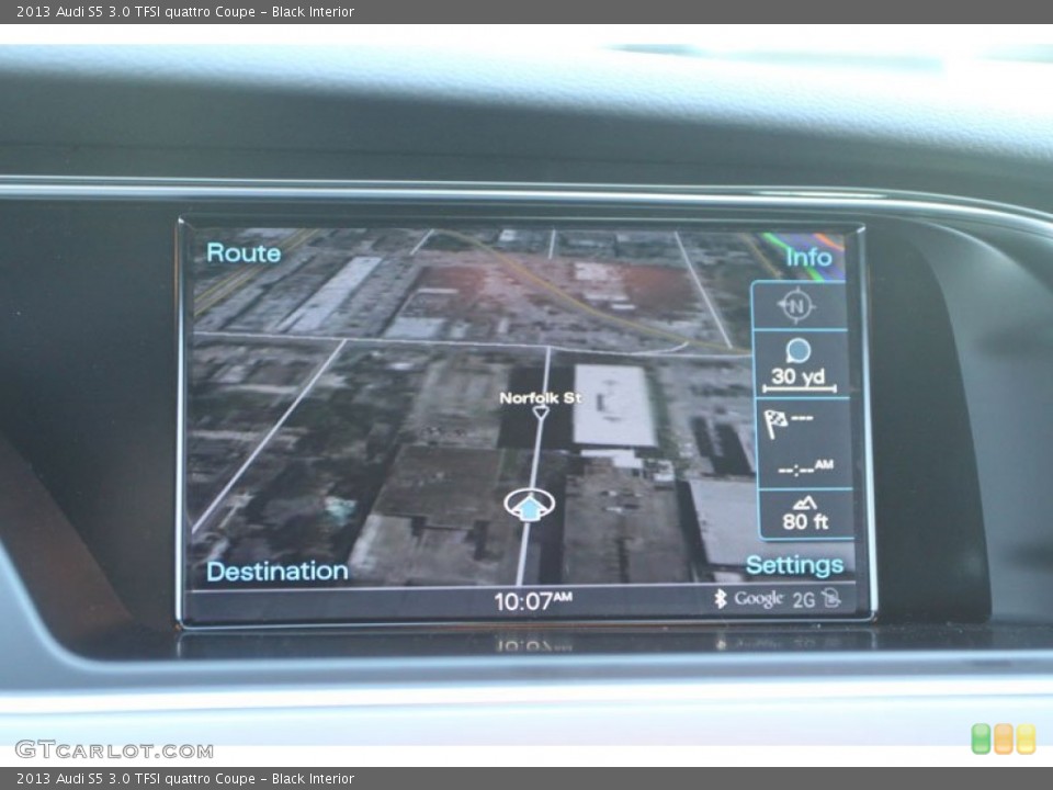 Black Interior Navigation for the 2013 Audi S5 3.0 TFSI quattro Coupe #71082979