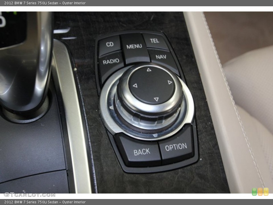 Oyster Interior Controls for the 2012 BMW 7 Series 750Li Sedan #71083141