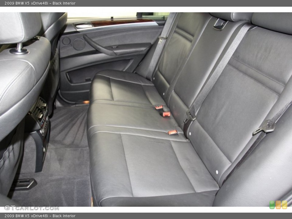Black Interior Rear Seat for the 2009 BMW X5 xDrive48i #71084584