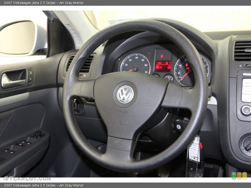 Art Gray Interior Steering Wheel for the 2007 Volkswagen Jetta 2.5 Sedan #71086105