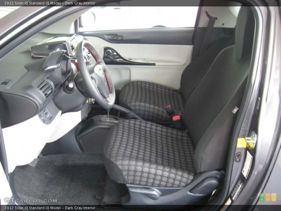 Dark Gray Interior Front Seat for the 2012 Scion iQ  #71086156