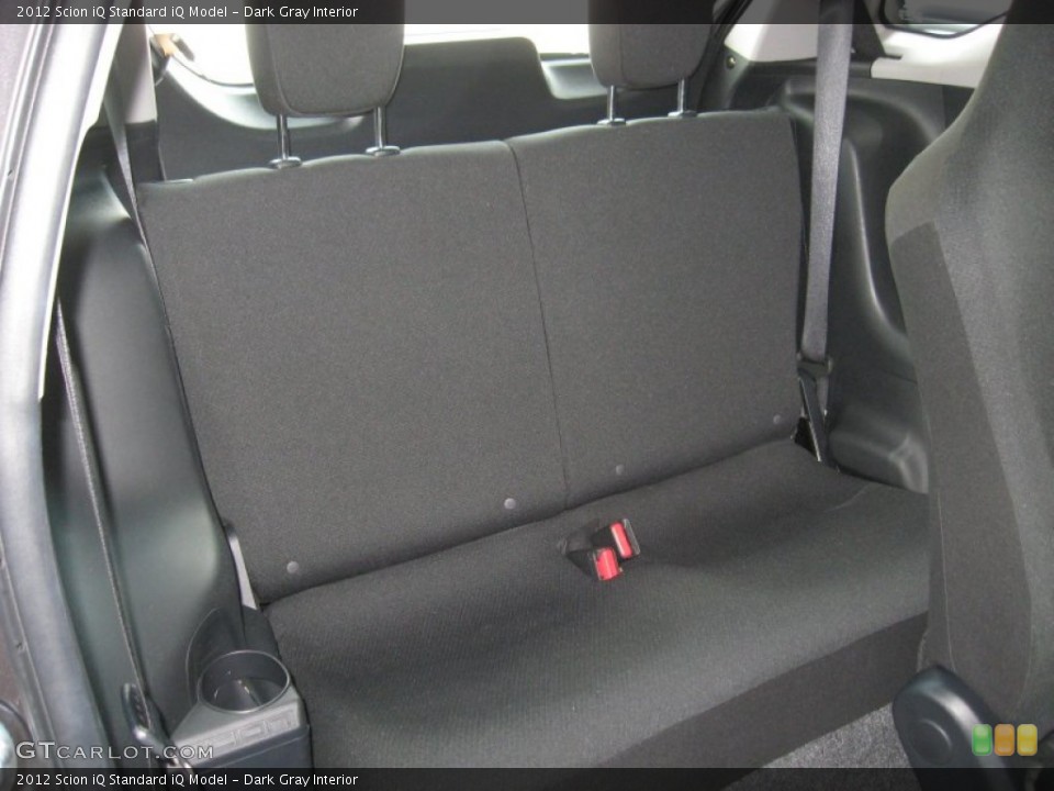 Dark Gray Interior Rear Seat for the 2012 Scion iQ  #71086183