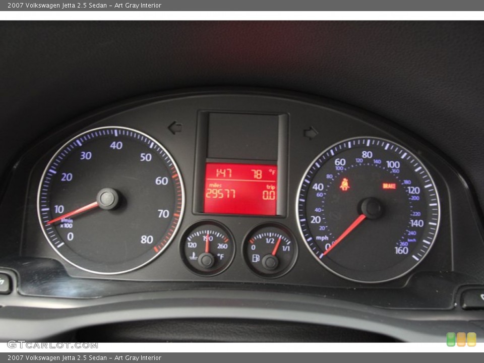 Art Gray Interior Gauges for the 2007 Volkswagen Jetta 2.5 Sedan #71086198