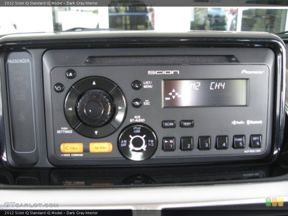 Dark Gray Interior Audio System for the 2012 Scion iQ  #71086247