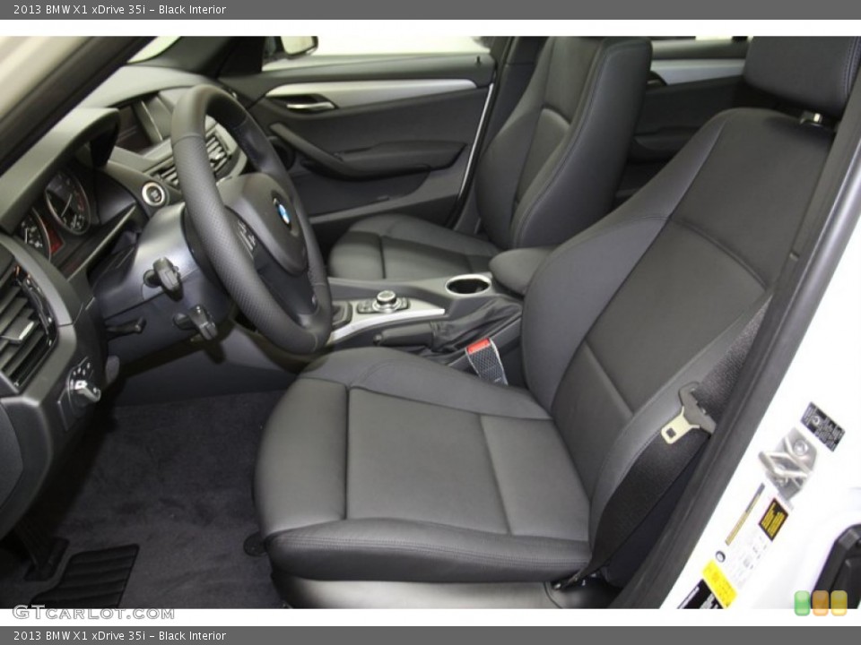 Black Interior Front Seat for the 2013 BMW X1 xDrive 35i #71086819