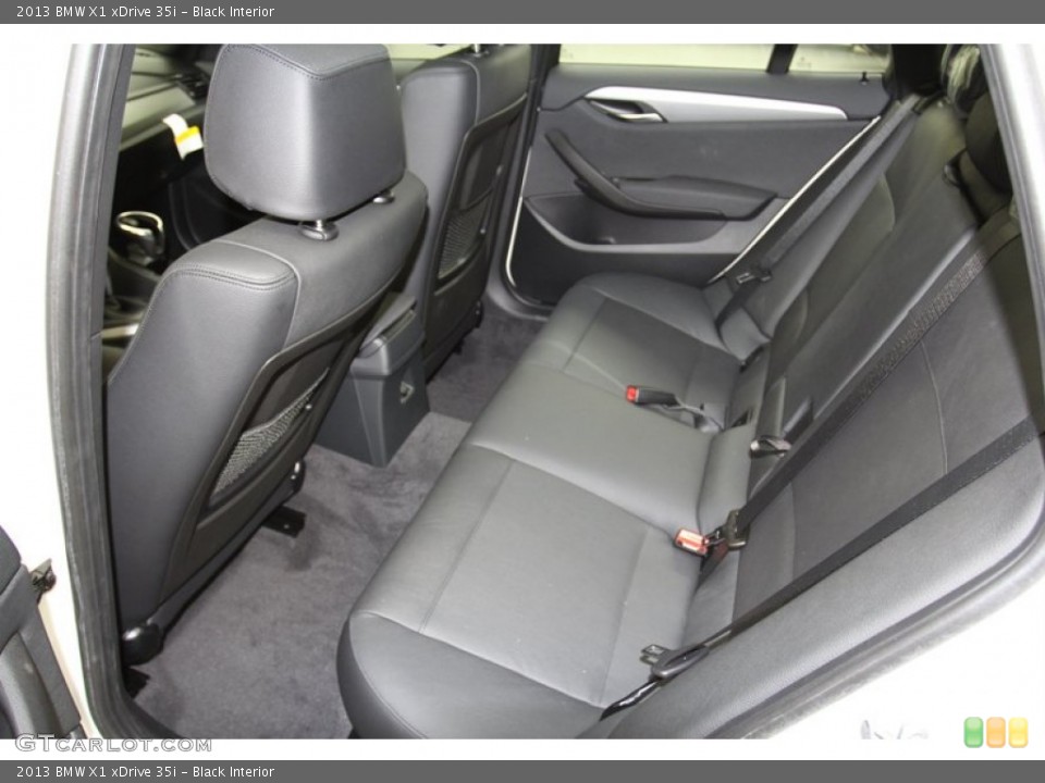 Black Interior Rear Seat for the 2013 BMW X1 xDrive 35i #71086894