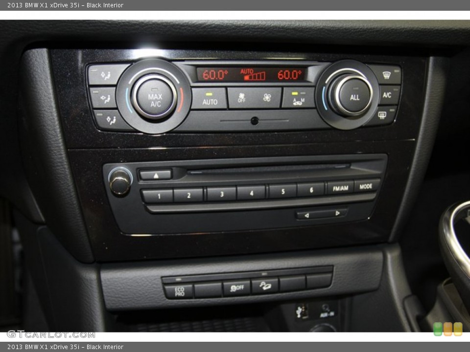 Black Interior Controls for the 2013 BMW X1 xDrive 35i #71086933