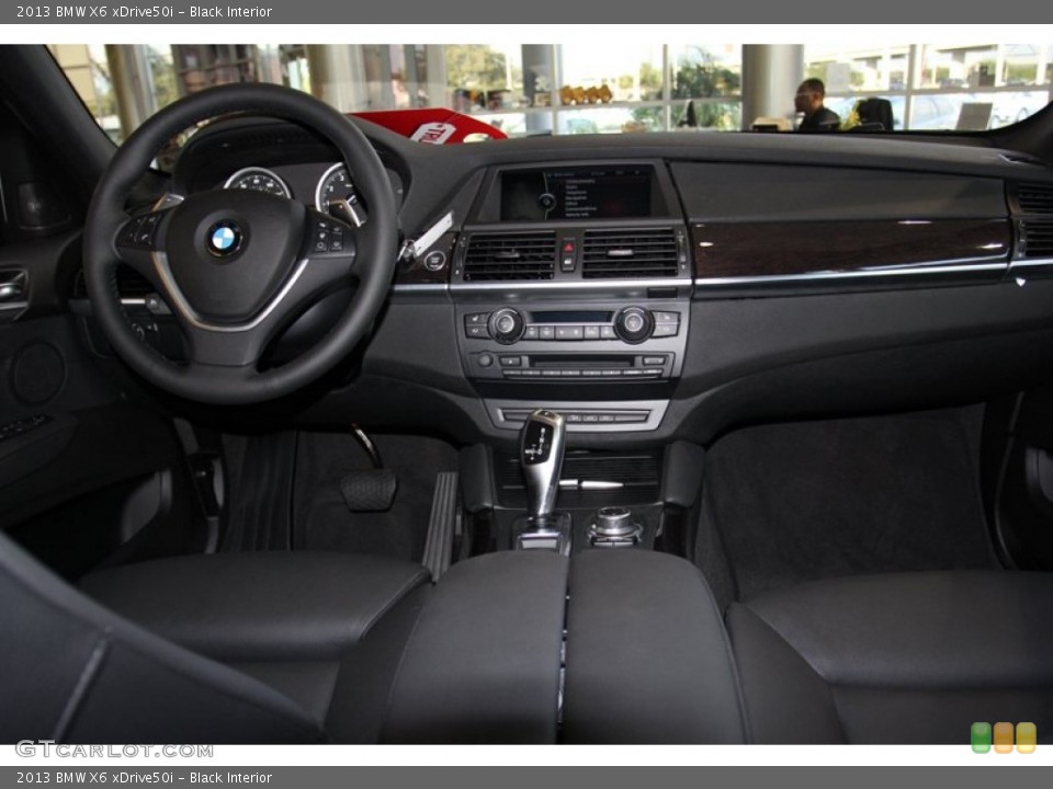 Black Interior Dashboard for the 2013 BMW X6 xDrive50i #71087485