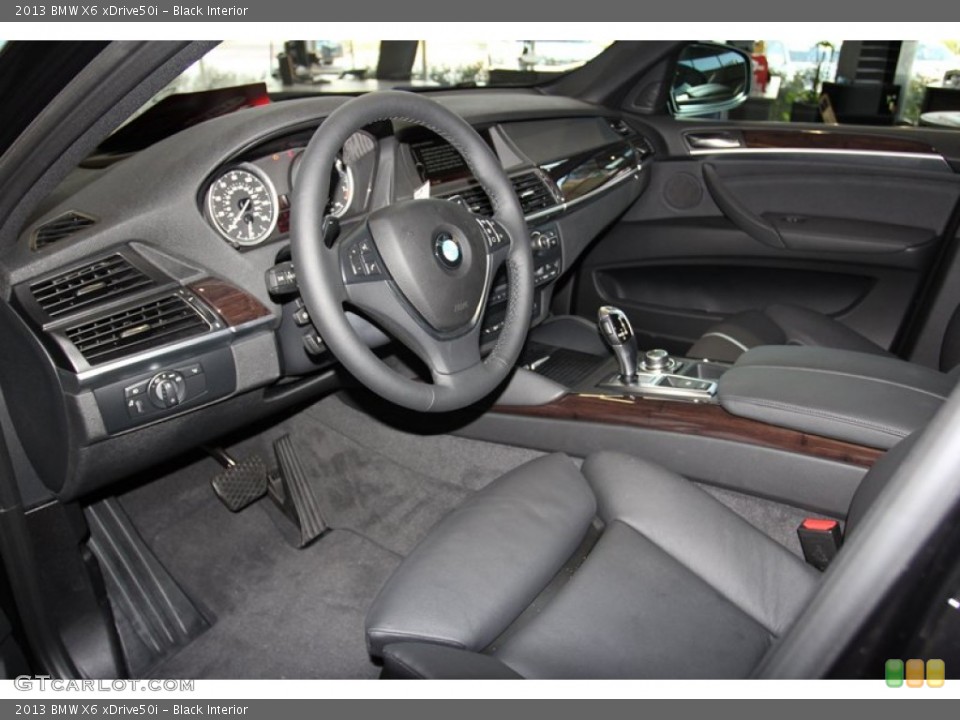 Black Interior Prime Interior for the 2013 BMW X6 xDrive50i #71087530