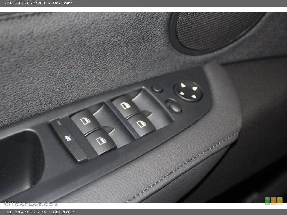 Black Interior Controls for the 2013 BMW X6 xDrive50i #71087566