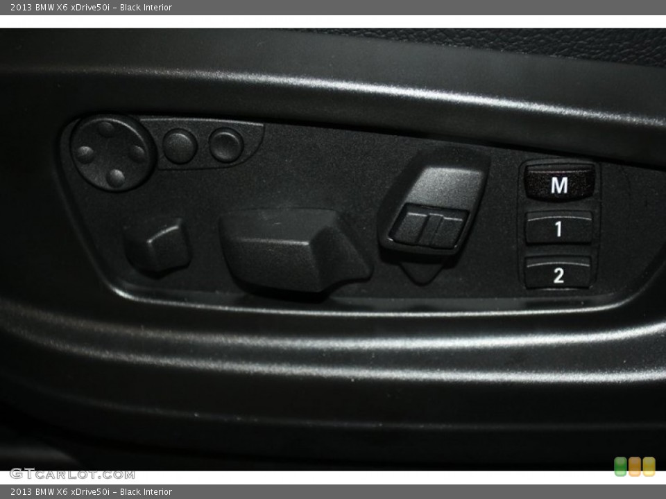 Black Interior Controls for the 2013 BMW X6 xDrive50i #71087581