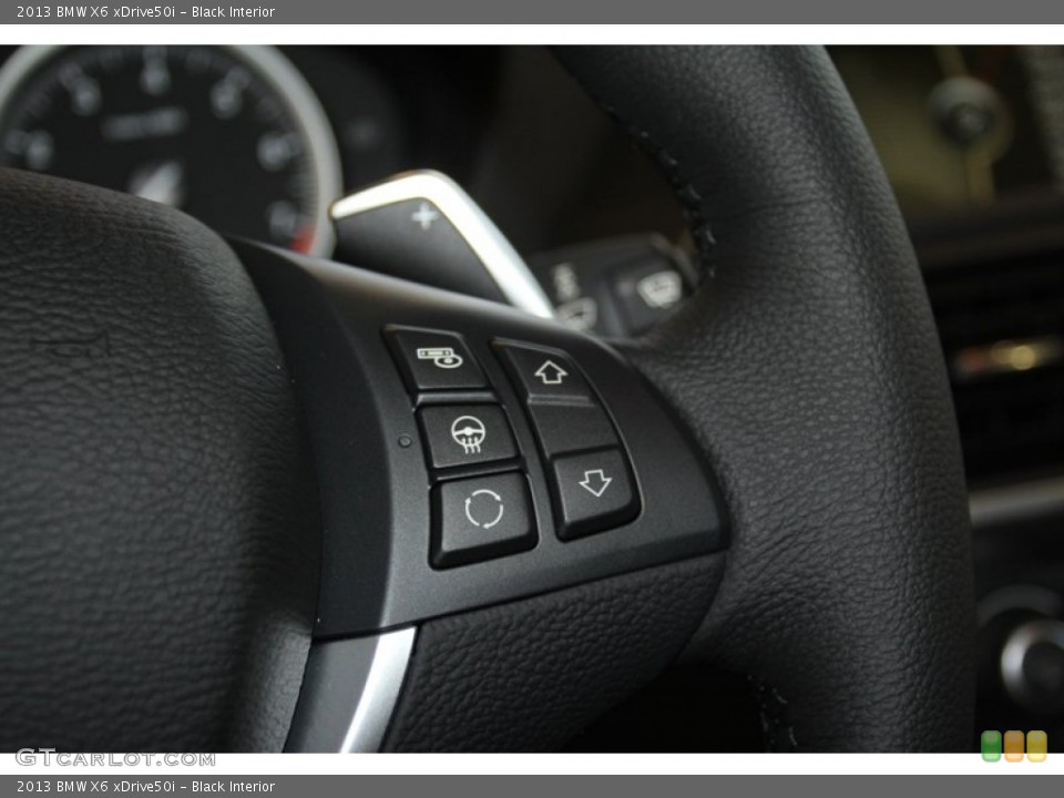 Black Interior Controls for the 2013 BMW X6 xDrive50i #71087635