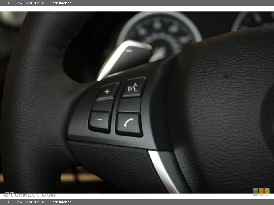 Black Interior Controls for the 2013 BMW X6 xDrive50i #71087641