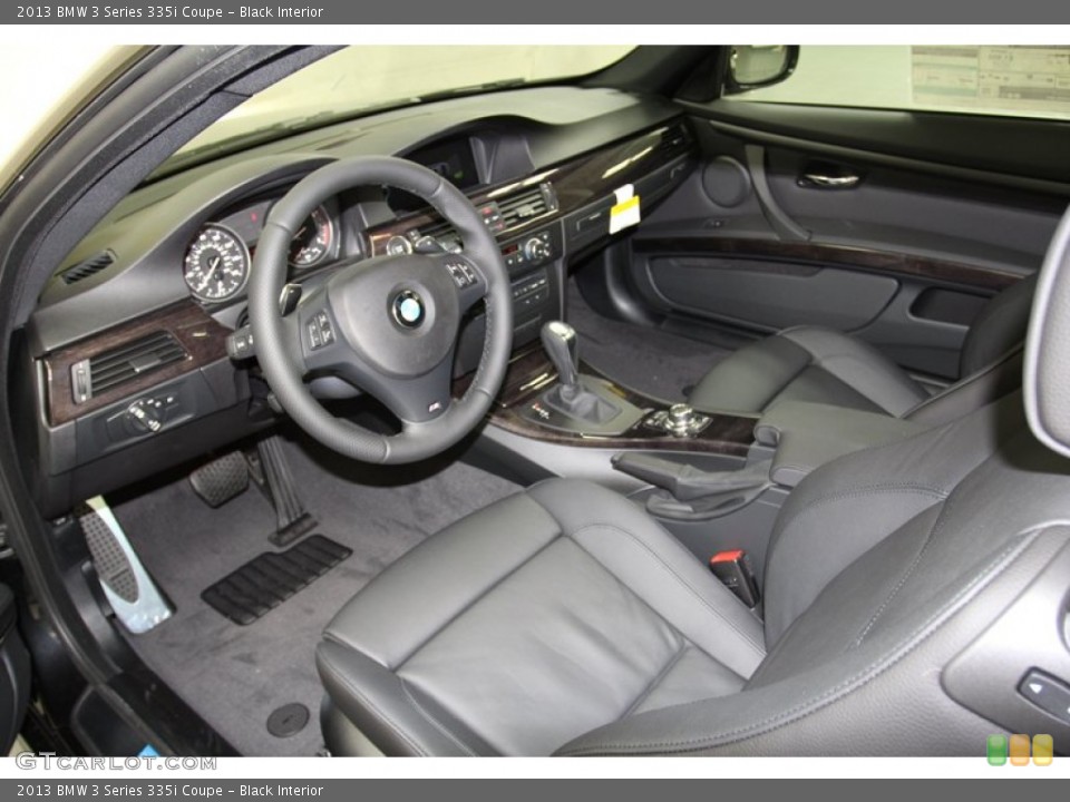 Black Interior Prime Interior for the 2013 BMW 3 Series 335i Coupe #71087786