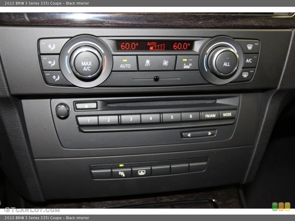 Black Interior Controls for the 2013 BMW 3 Series 335i Coupe #71087839