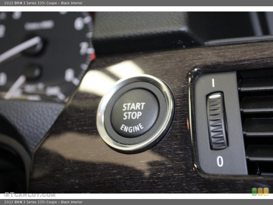 Black Interior Controls for the 2013 BMW 3 Series 335i Coupe #71087875