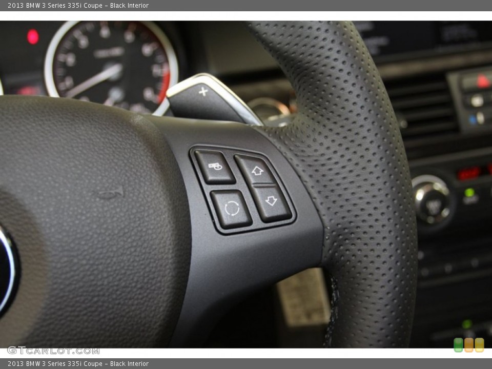 Black Interior Controls for the 2013 BMW 3 Series 335i Coupe #71087882
