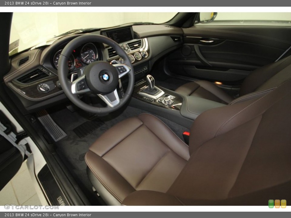 Canyon Brown Interior Prime Interior for the 2013 BMW Z4 sDrive 28i #71087947
