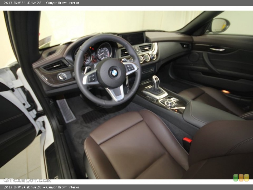 Canyon Brown 2013 BMW Z4 Interiors