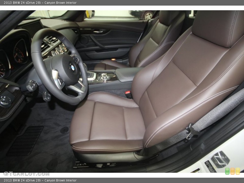 Canyon Brown Interior Front Seat for the 2013 BMW Z4 sDrive 28i #71088028