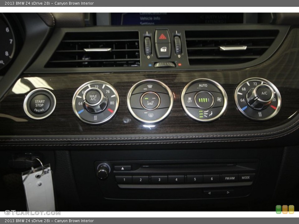 Canyon Brown Interior Controls for the 2013 BMW Z4 sDrive 28i #71088067