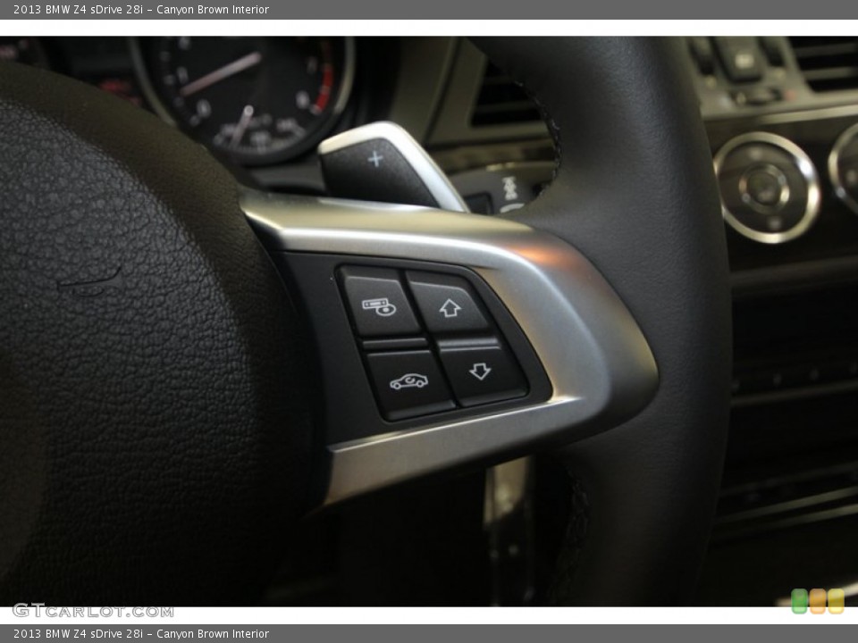 Canyon Brown Interior Controls for the 2013 BMW Z4 sDrive 28i #71088112