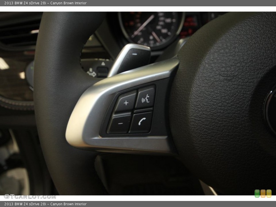 Canyon Brown Interior Controls for the 2013 BMW Z4 sDrive 28i #71088121
