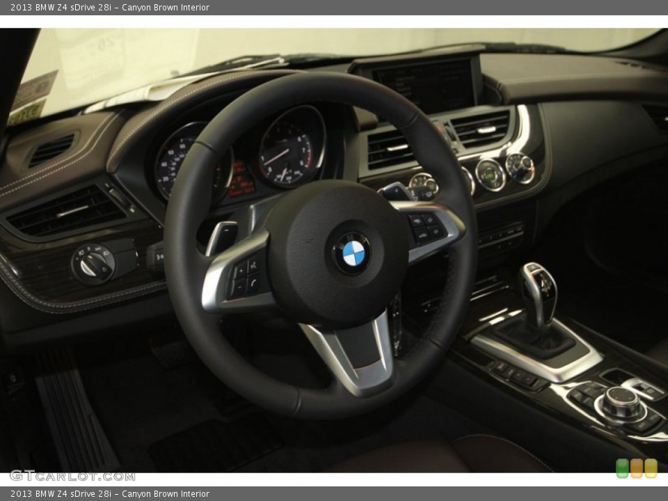 Canyon Brown Interior Steering Wheel for the 2013 BMW Z4 sDrive 28i #71088130