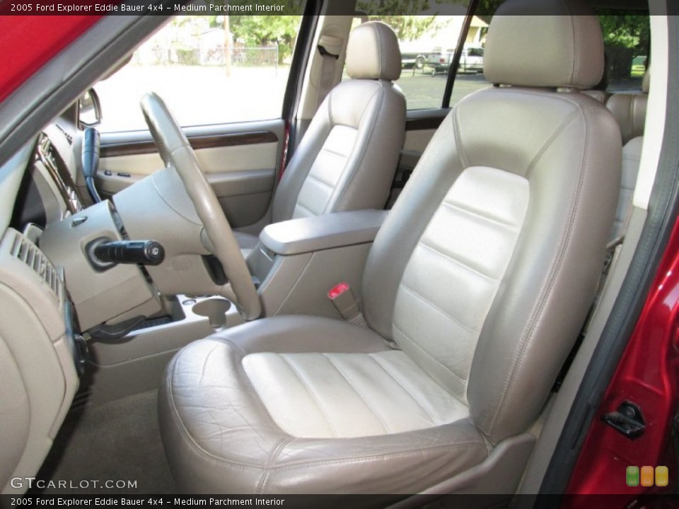 Medium Parchment Interior Front Seat for the 2005 Ford Explorer Eddie Bauer 4x4 #71088565