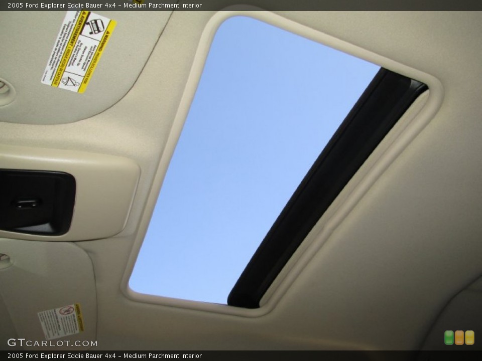 Medium Parchment Interior Sunroof for the 2005 Ford Explorer Eddie Bauer 4x4 #71088637