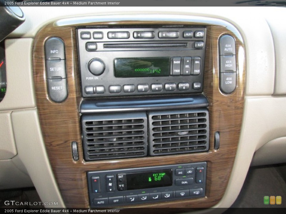 Medium Parchment Interior Controls for the 2005 Ford Explorer Eddie Bauer 4x4 #71088646