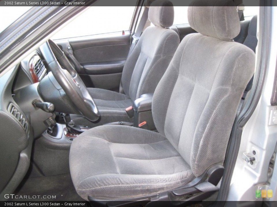 Gray Interior Front Seat for the 2002 Saturn L Series L300 Sedan #71089465
