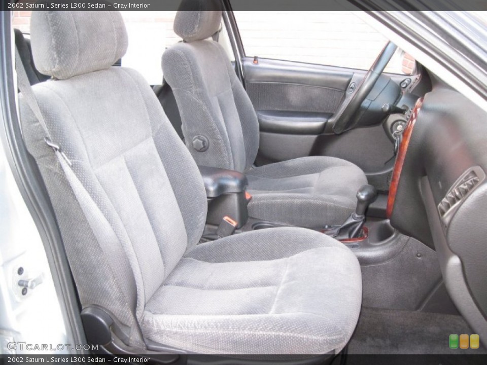 Gray Interior Front Seat for the 2002 Saturn L Series L300 Sedan #71089474