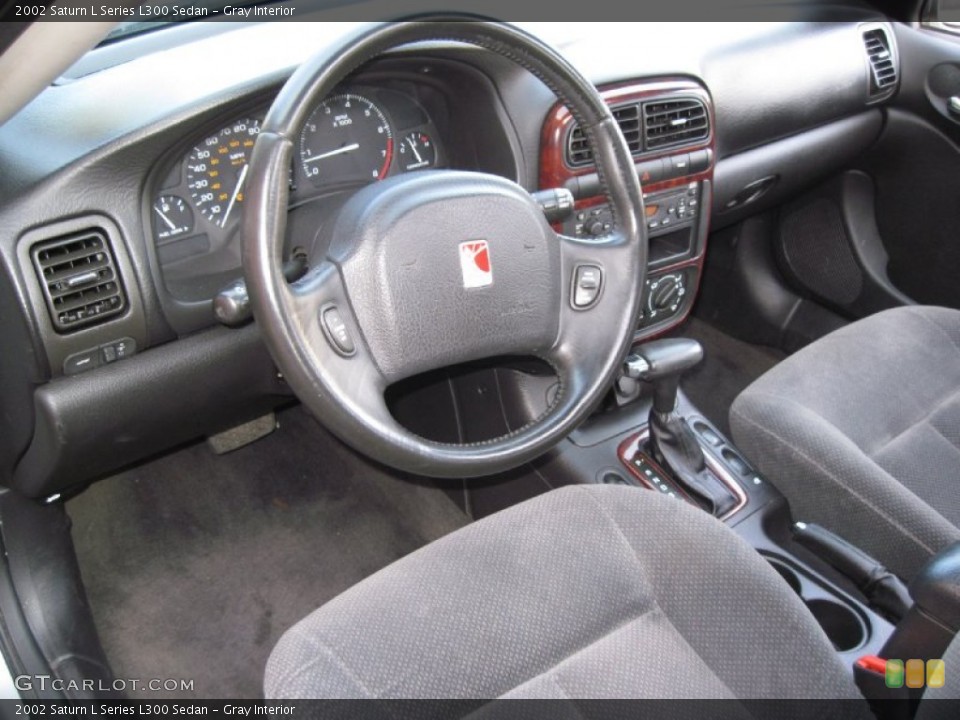 Gray Interior Prime Interior for the 2002 Saturn L Series L300 Sedan #71089483