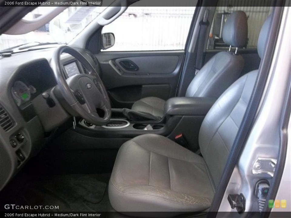 Medium/Dark Flint Interior Front Seat for the 2006 Ford Escape Hybrid #71090272